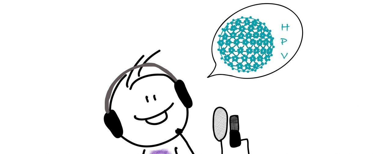Neue Podcastfolge: Lachen gegen metastasierten Gebärmutterhalskrebs