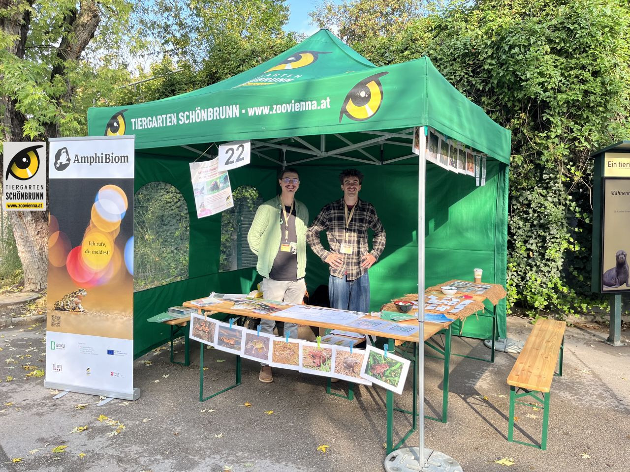 Infostand Projekt AmphiBiom