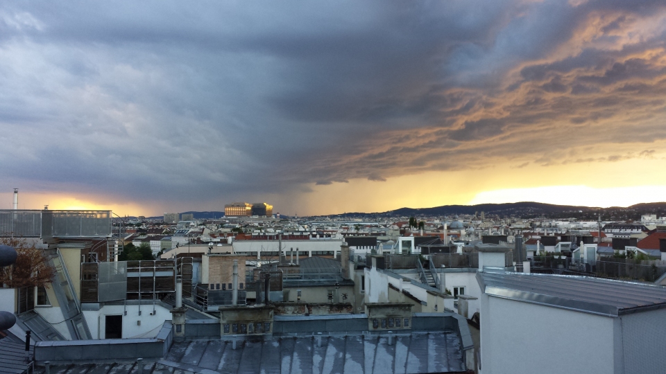 Gewitter über Wien